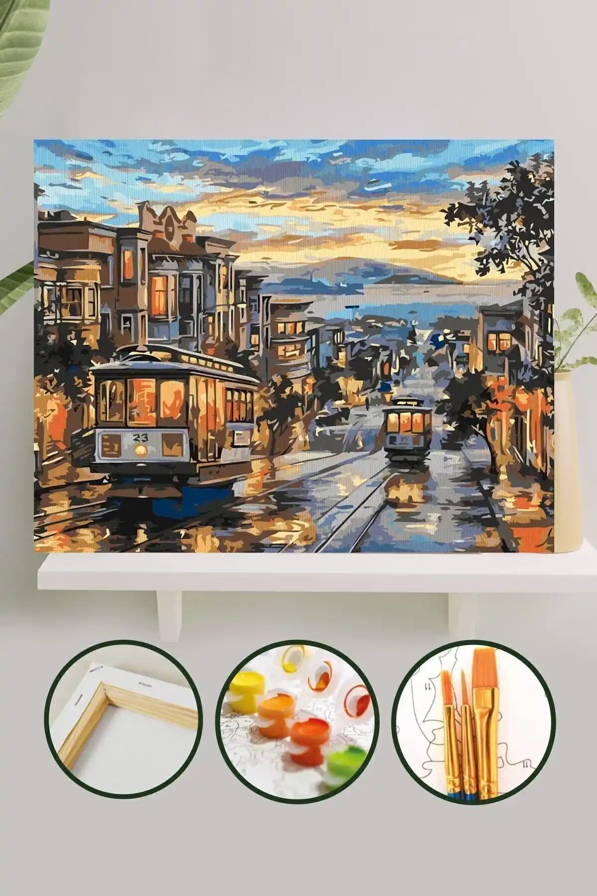 Sayılarla Boyama Tuval Seti: Yaratıcılığı Destekleyen Kaliteli Sanat Malzemeleri