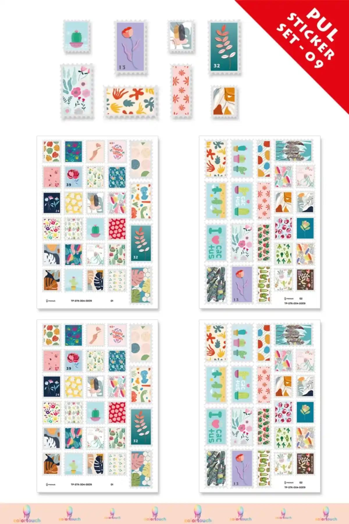 Sticker Setleri Karşılaştırması: ColorTouch 102 Adet ve NeoPrint 500 Adet Ürün Analizi