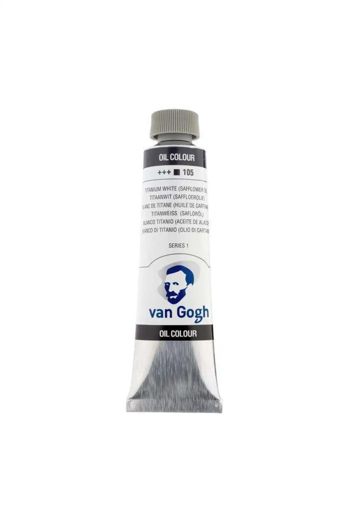 Van Gogh 40ml Titanium White Yağlı Boya - Profesyonel ve Hobi Sanatçıları İçin Uygun