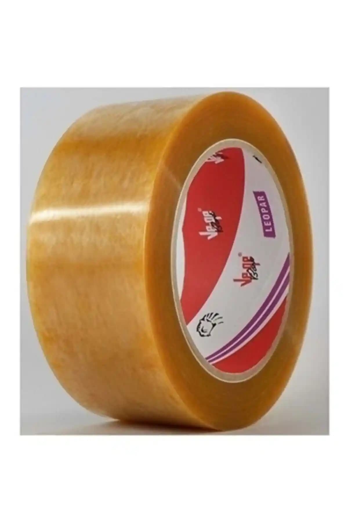 Vege Leopar 45x100 Şeffaf Koli Bandı Güçlü ve Güvenilir Koli Kapama Çözümü