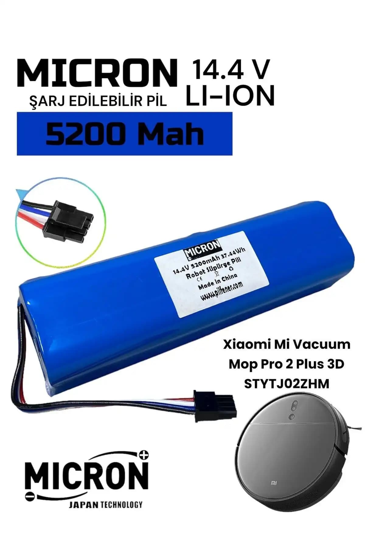 Xiaomi Mi Vacuum Mop Pro2 Plus 3D STYTJ02ZHM Batarya İncelemesi ve Kullanım Rehberi