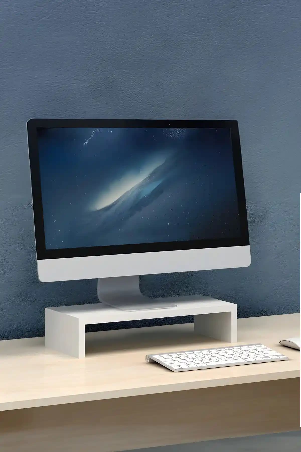 Yc Dekor PC Monitör Yükseltici ile Ergonomik ve Estetik Çalışma Ortamı Oluşturun