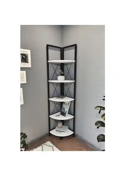 Bofigo 5 Raflı Metal Köşe ve 6 Raflı Duvara Monte Kitaplık Karşılaştırması