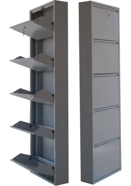 Mobilya Pratik 4'lü ve 5'li Kilitli Metal Ayakkabılık Karşılaştırması ve Özellikleri 2