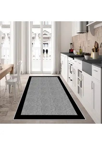 West Home Halı Karşılaştırması: Dijital Baskı ve Gri Çizgili Yıkanabilir Halıların Özellikleri 1