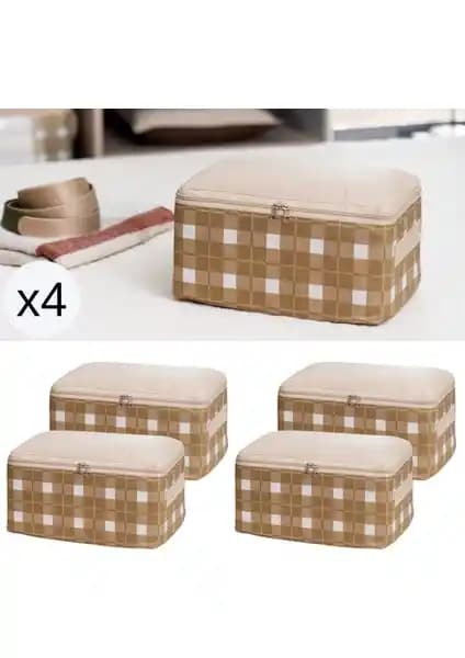 Baza Altı Düzenleyici Hurç Setleri Karşılaştırması: Ekose Bej ve Çizgi Desenli Modeller