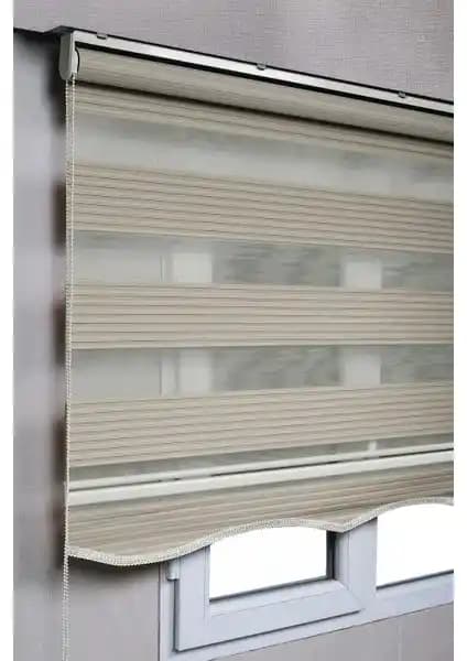 Bizden Perde ve Brillant Perde Kum Beji Zebra Stor Güneşlik Perdeler Karşılaştırması