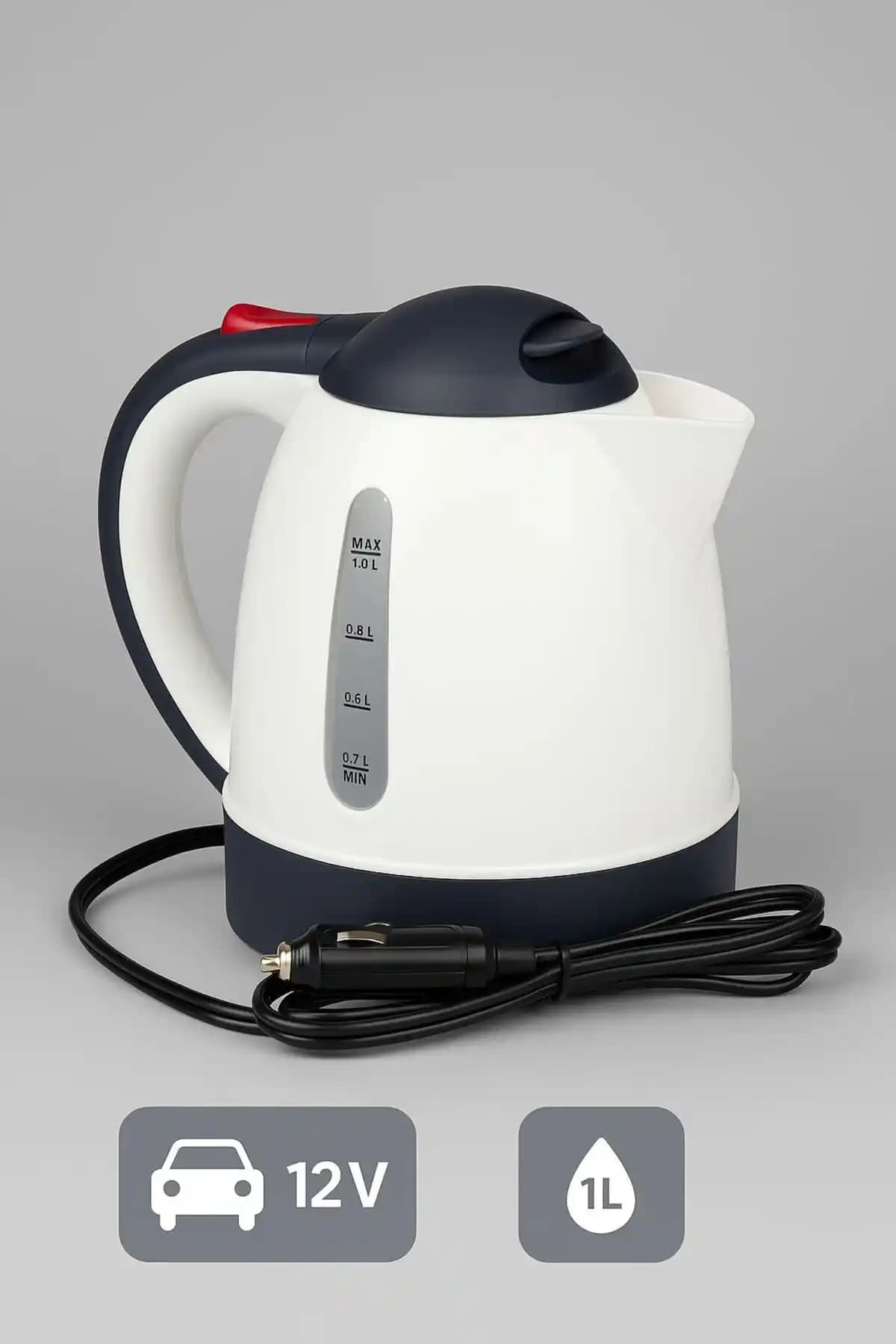 AGUILAS Araç Kettle 12 Volt ile Seyahatlerde Pratik Sıcak İçecek Çözümü