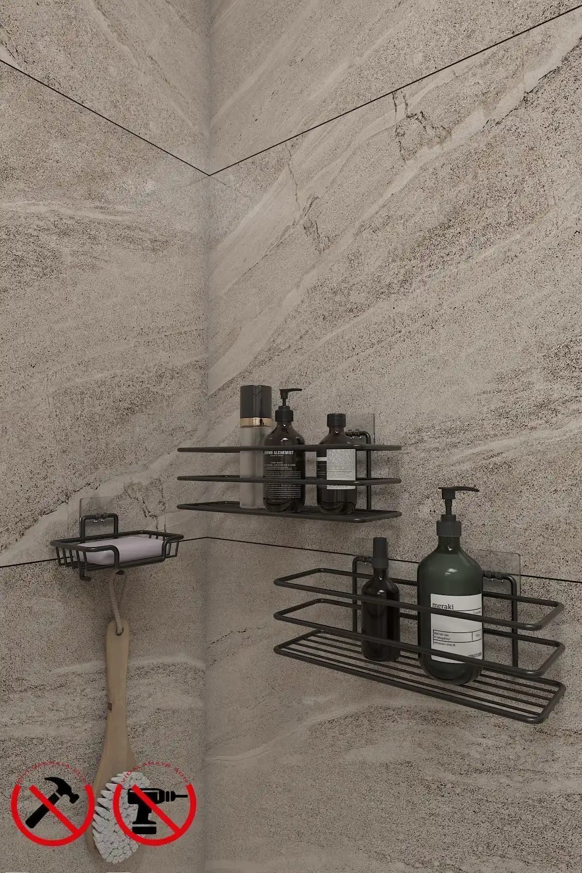 Alper Banyo Banyo Düzenleyici Raf Seti Modern ve Dayanıklı Tasarım Özellikleri