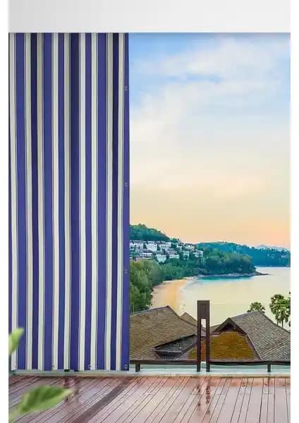 Altın Pamuk Balkon Perdesi Karşılaştırması Mavi ve Bej Seçenekleri Hakkında Detaylı Bilgi