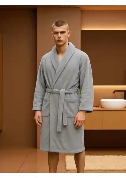 Asev Tekstil Unisex Pamuklu Bornoz: Şıklık ve Konfor Sunan Modern Tasarım