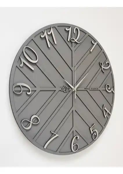 Asse Endless Line Modern Dekoratif Duvar Saati 50x50 cm Şık ve Sessiz Tasarım