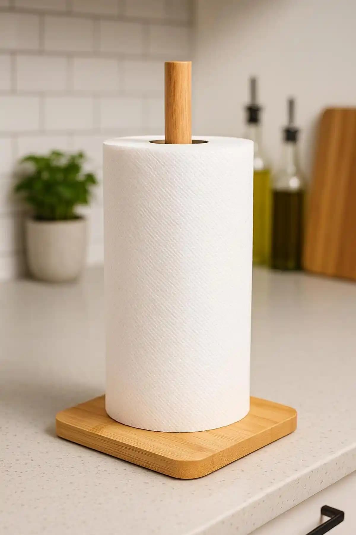 Bambu Kare Kağıt Havluluk Modern ve Sürdürülebilir Tasarımıyla Ev Dekorasyonunu Zenginleştirir