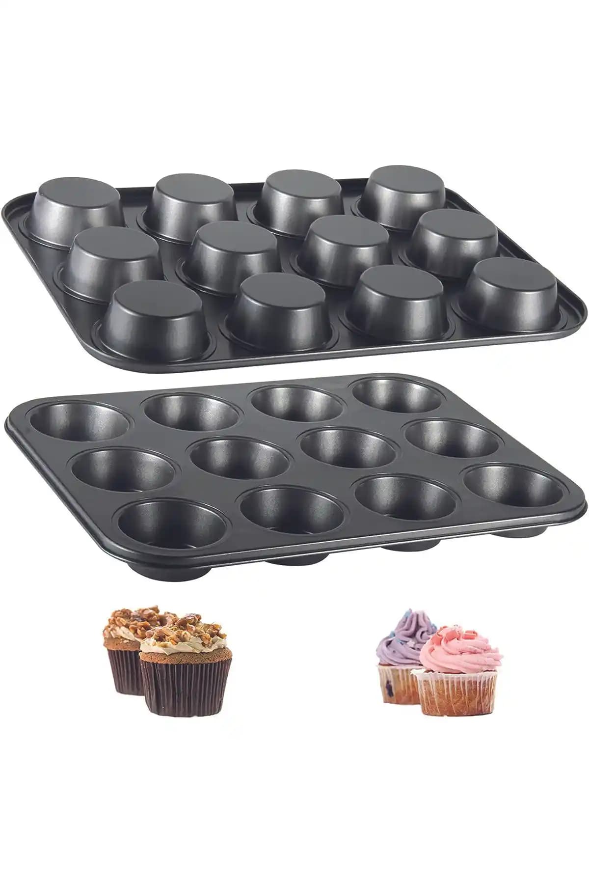 Beatitude 12'li Muffin Kalıbı: Dayanıklı ve Pratik Kekler İçin Modern Tasarım