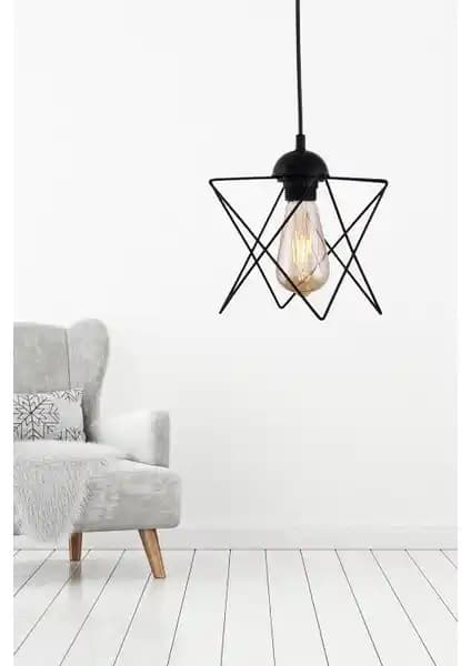 Begüsa Tekli Sarkit Siyah No:05 Modern ve Şık Tasarım ile Uzun Ömürlü Aydınlatma Çözümü