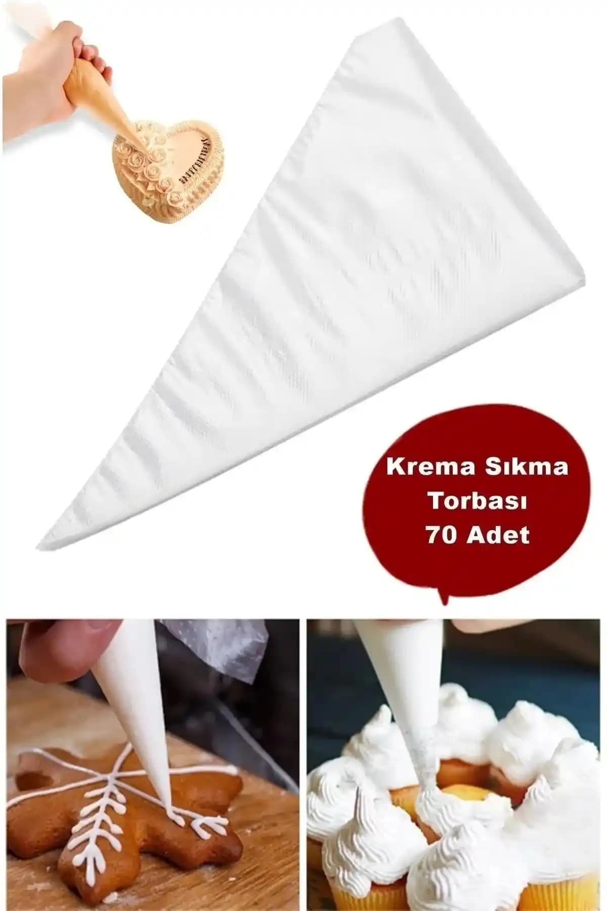 BEYZANA Krema Sıkma Torbası Seti: Pasta ve Kurabiye Süsleme İçin Profesyonel Çözüm