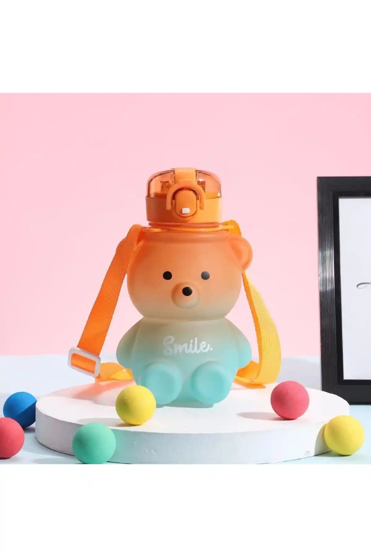 BEYZANA Smile Ayıcık Model Su Matarası: Sağlıklı ve Pratik Kullanım İçin Uygun Seçenek