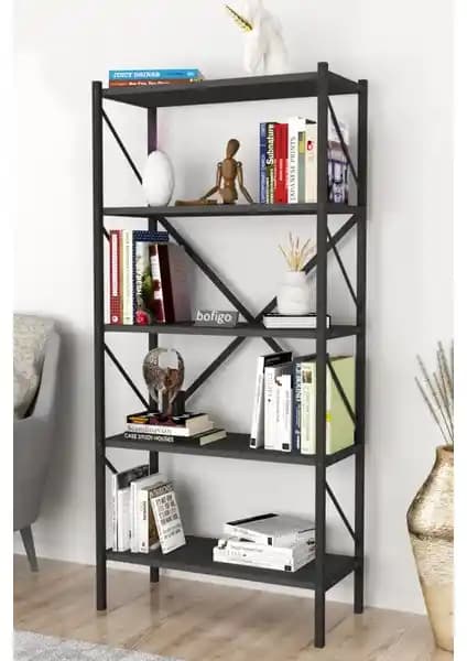 Bofigo Dekoratif 5 Raflı Kitaplıklar Karşılaştırması: Metal ve Çam Modelleri Hakkında Bilgi
