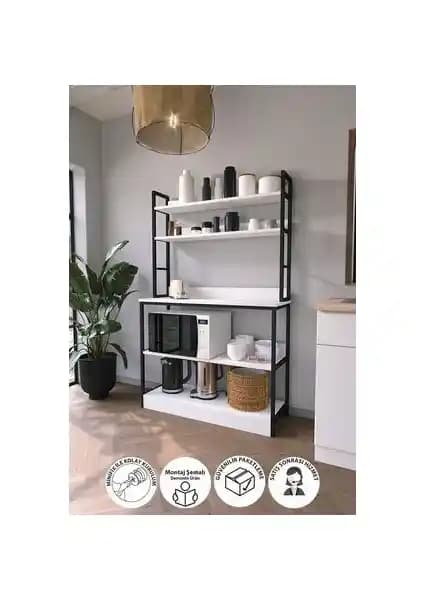 Bofigo Mutfak Standı Modern Tasarım ve Dayanıklı Malzeme ile Geniş Depolama Alanı