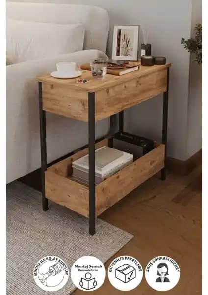 Bofigo Yan Sehpa Modern ve Dayanıklı Tasarımıyla Ev Dekorasyonunuza Şıklık Katar