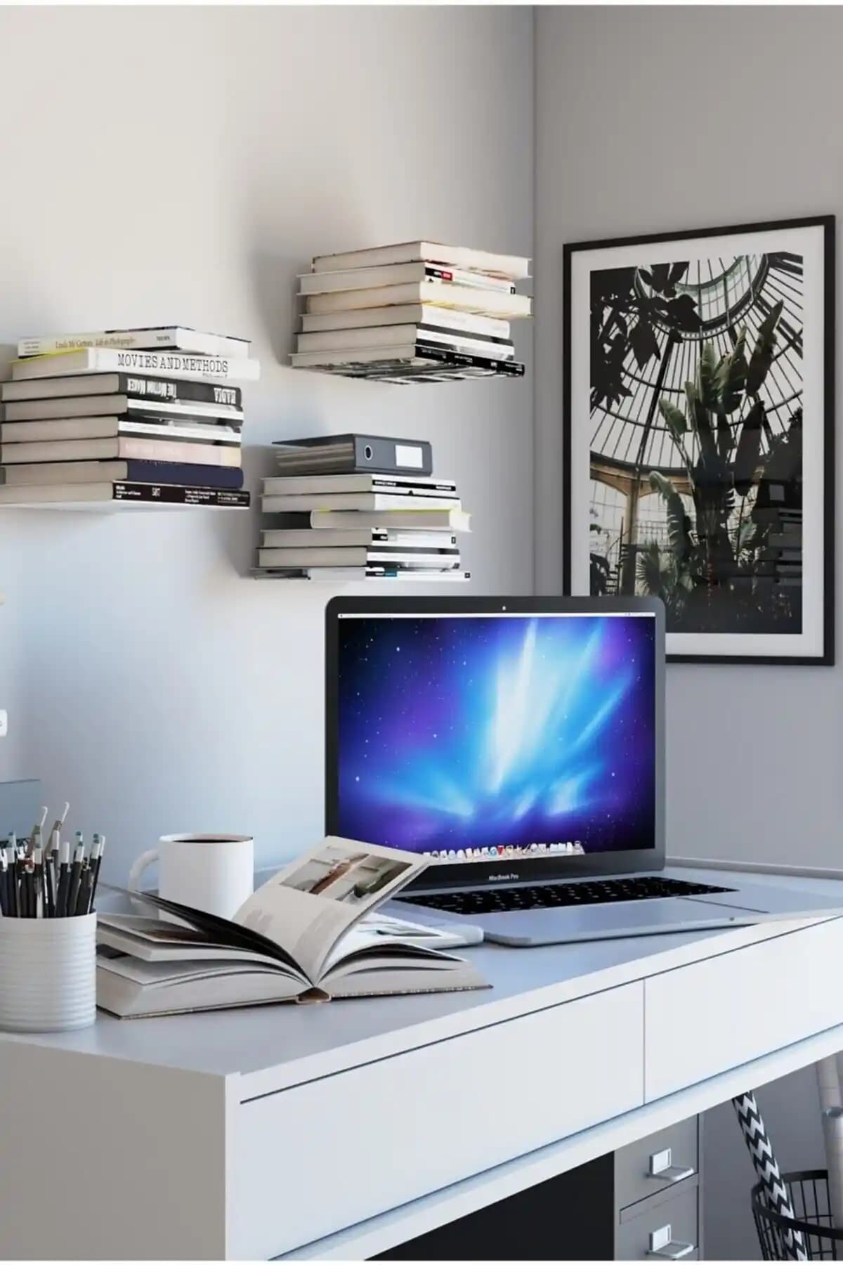 Catchme Sihirbaz Raf: Modern ve Yenilikçi Metal Duvar Dekorasyonu Çözümü