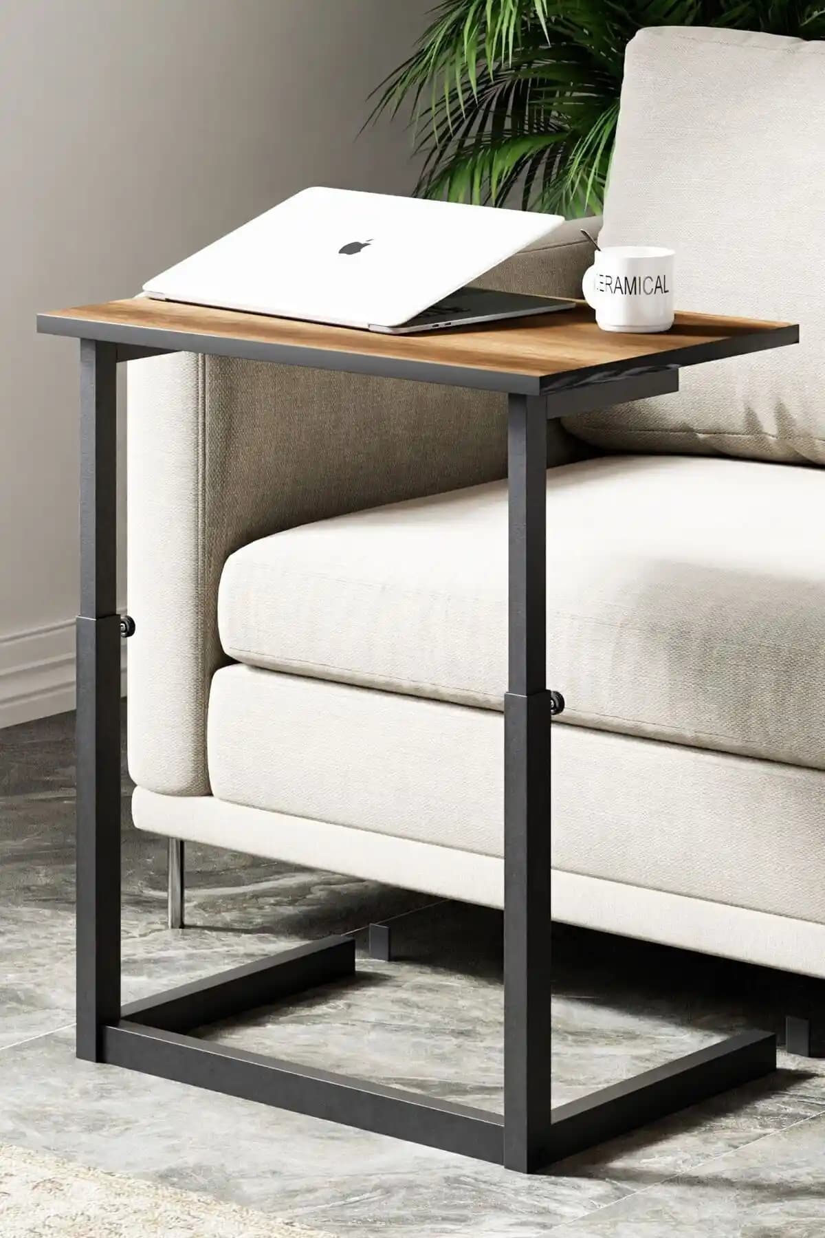 Ceramical Yükseklik Ayarlı Laptop Sehpası Modern ve Ergonomik Çalışma Alanları İçin Uygun
