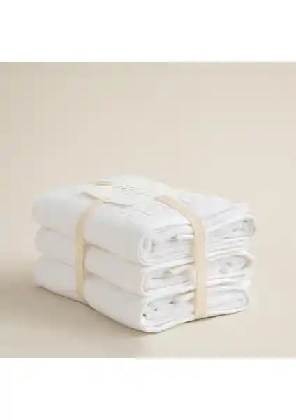 Chakra Solid 3’lü Havlu Seti: Yüksek Kaliteli Pamuk ve Bambu Karışımı Tasarım