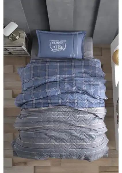 Clasy Campus V2 Ranforce ve Karaca Home Amar Mavi Pamuk Tek Kişilik Nevresim Takımı Karşılaştırması