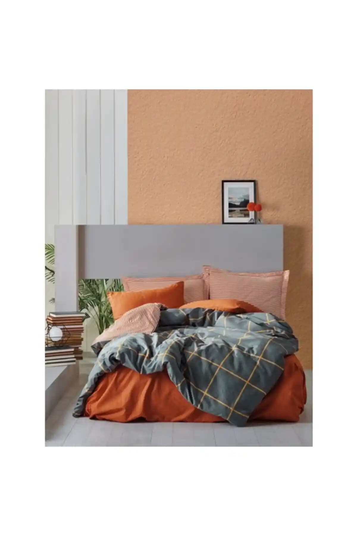 Cotton Box Modern Çift Kişilik Nevresim Takımı Stark Tarcin Yatak Odası Dekorasyonu İçin Uygun