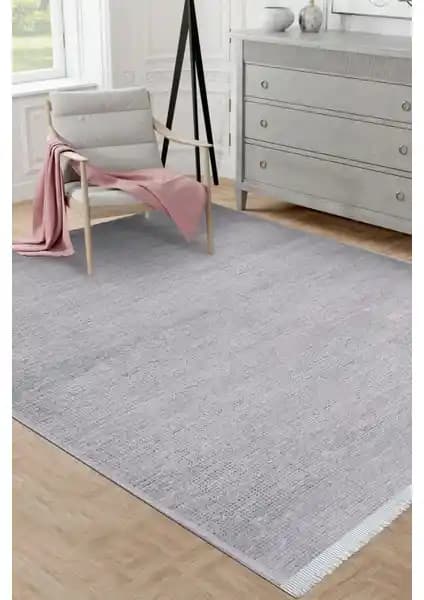 Dekozer Azra Kaymaz Taban Gri Halı: Modern Tasarım ve Güvenli Kullanım Özellikleri