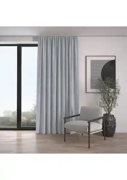 Demor Home Kadife Dokulu Ekstrafor Büzgülü ve Perle Home Açık Gri Fon Perde Karşılaştırması