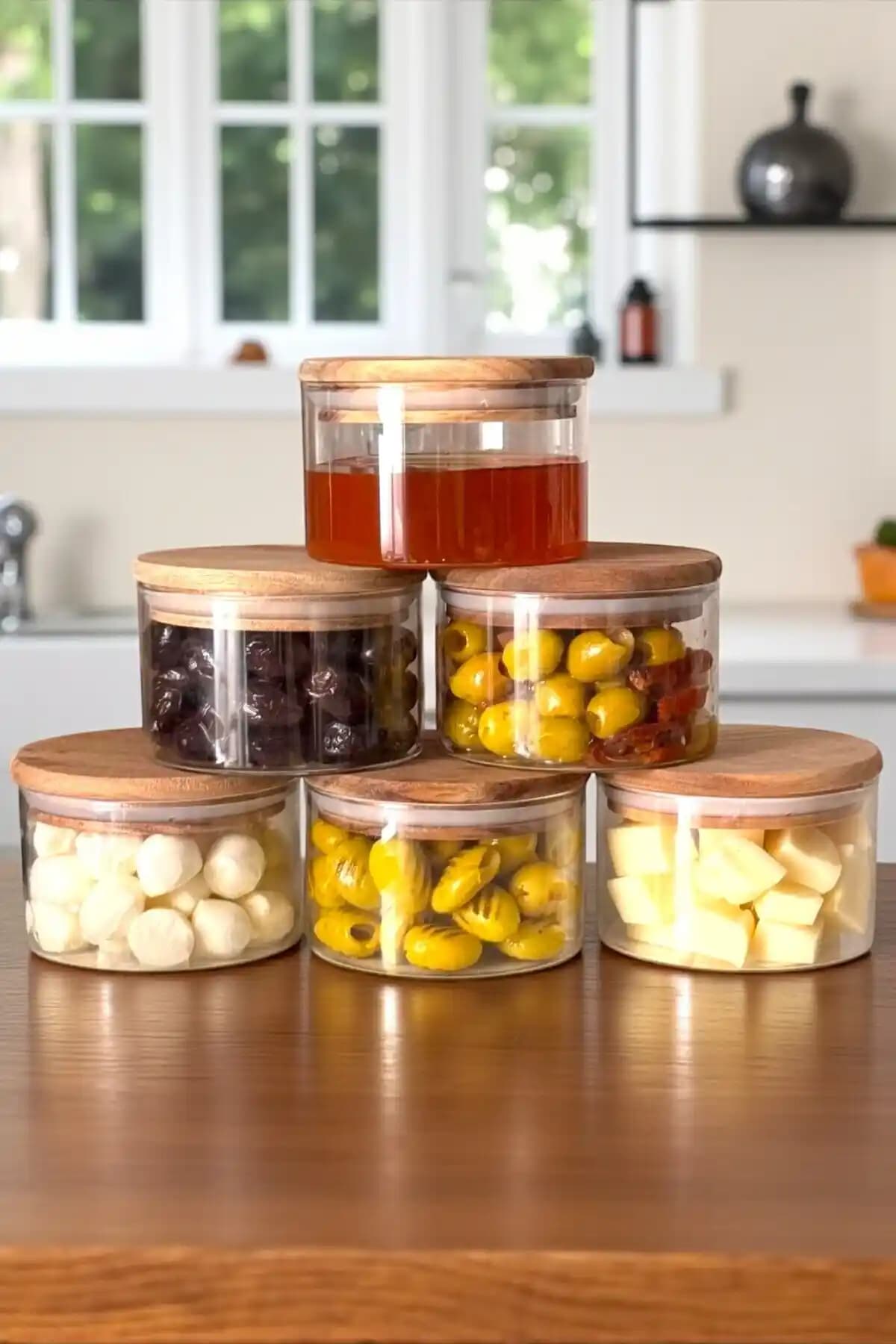 Denia Home Borelia 6'lı Borosilikat Cam Kahvaltılık Seti Estetik ve Dayanıklı Tasarım