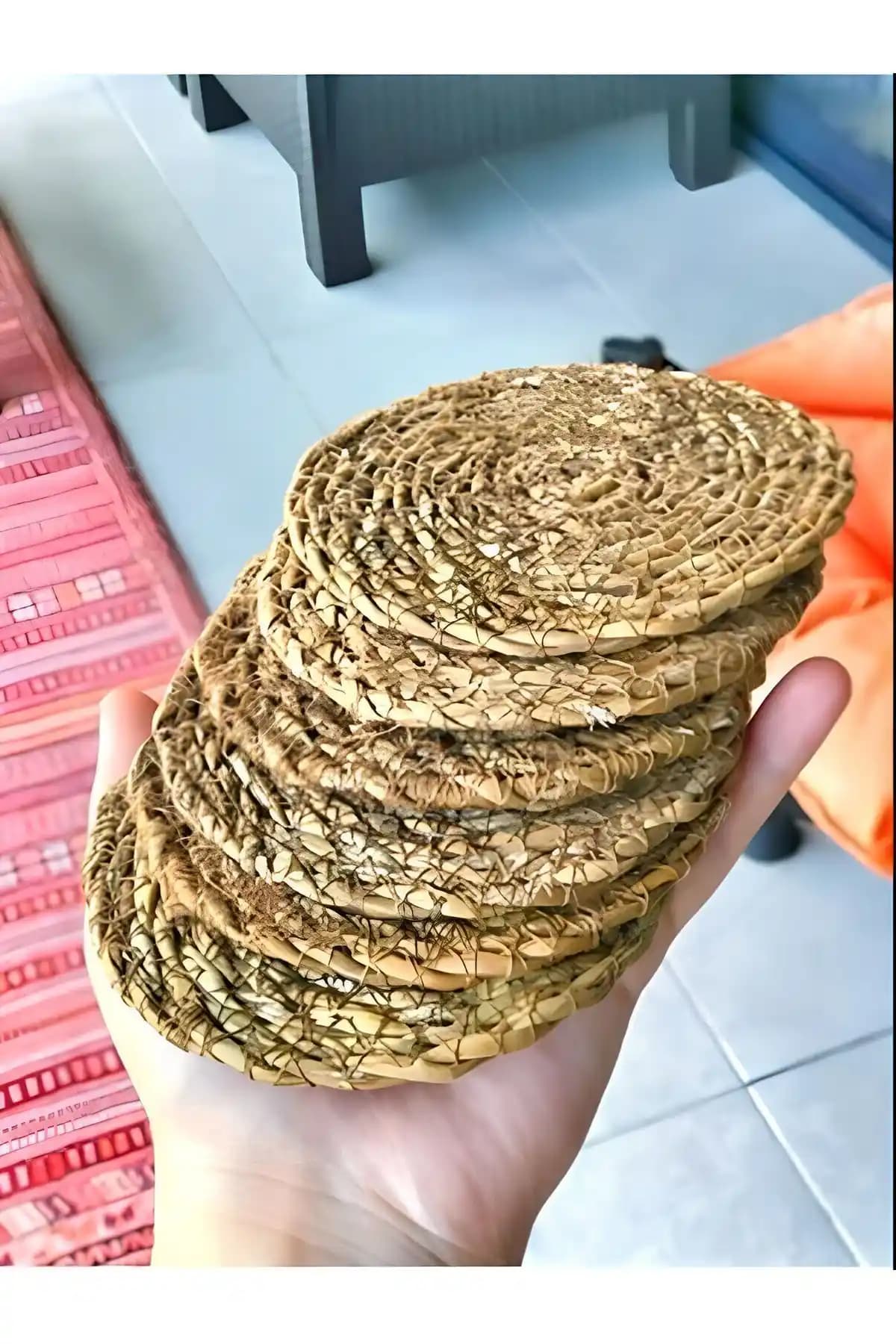 Doğal ve El Yapımı Hasır Bardak Altı ile Şık ve Pratik Dekoratif Çözüm