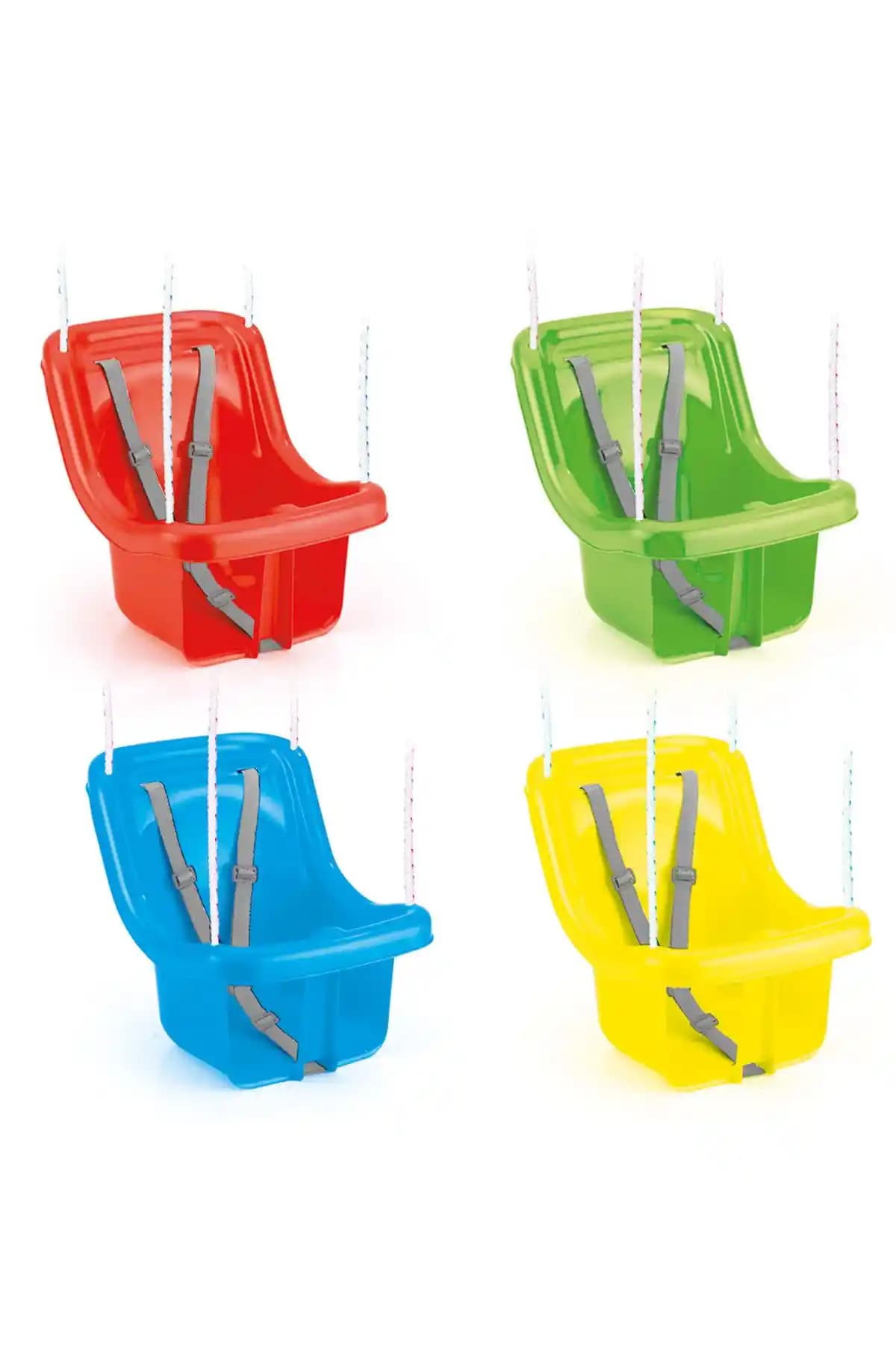 Dolu Emniyet Kemerli Büyük Salıncak 7056: Güvenli ve Renkli Çocuk Salıncağı