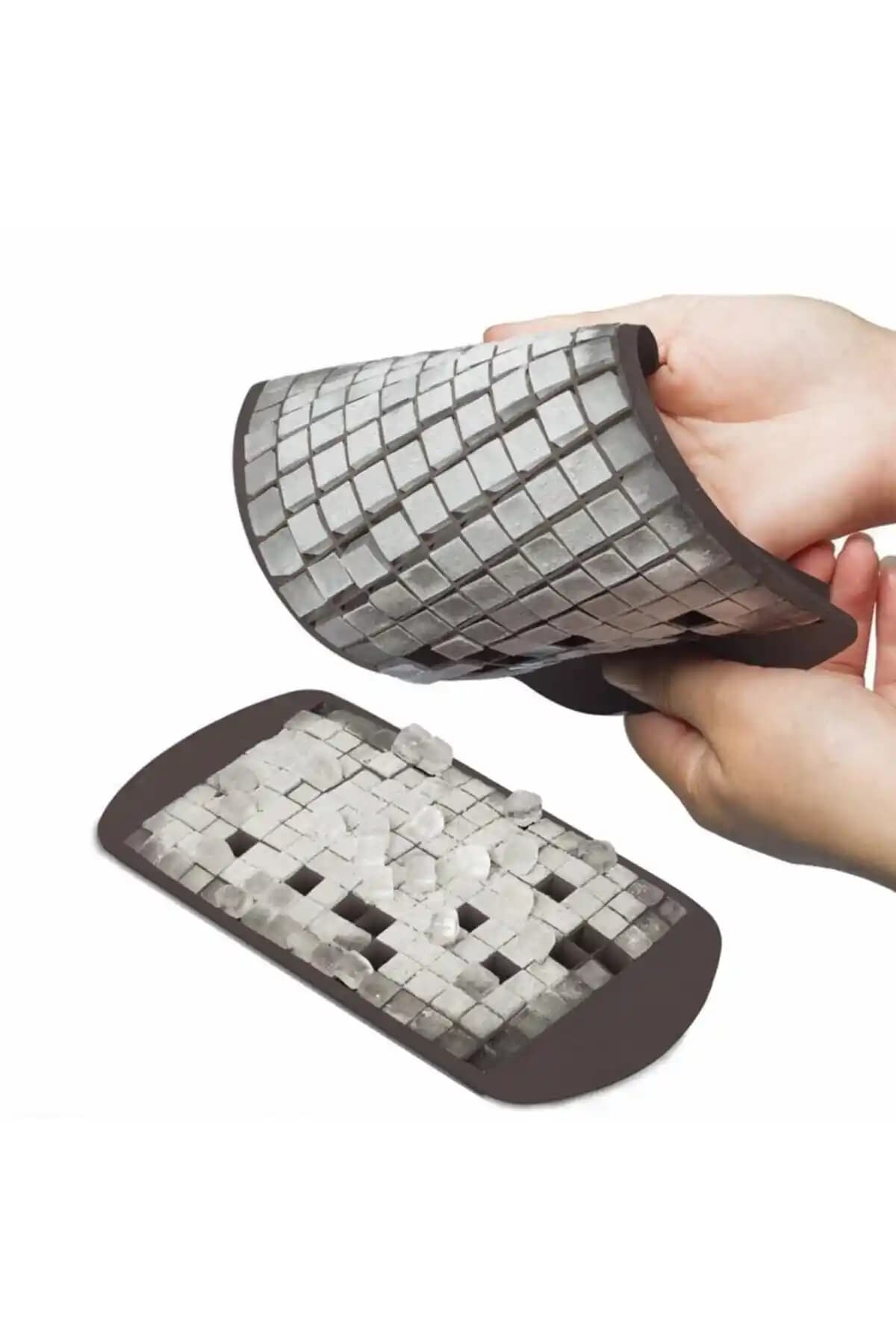 EARABUL 160'lı Mini Küp Şekilli Silikon Buzluk Modern ve Dayanıklı Mutfak Gereci