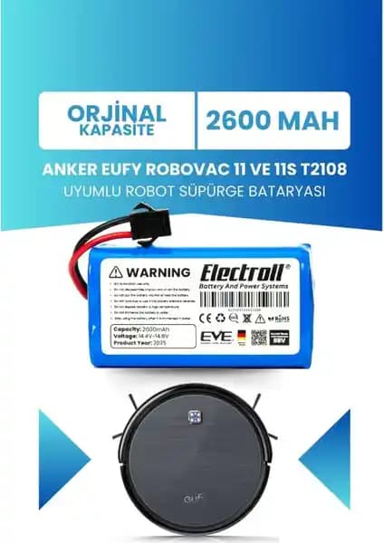 Electroll Eufy Robovac 11 ve 11s T2108 Batarya Performans ve Özellikleri