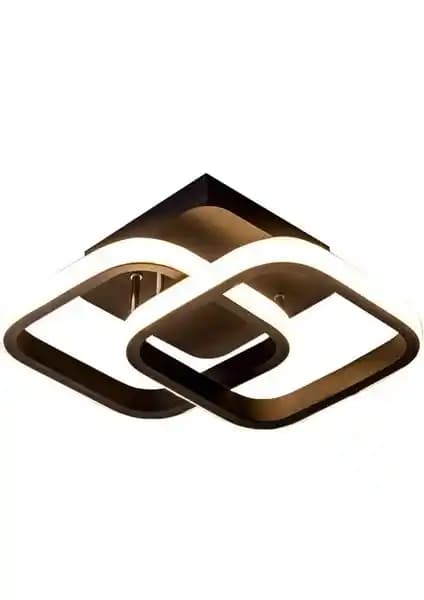 Eray Ayınlatma 9253 Plofonyer Siyah LED Avize Modern İç Mekan Aydınlatması