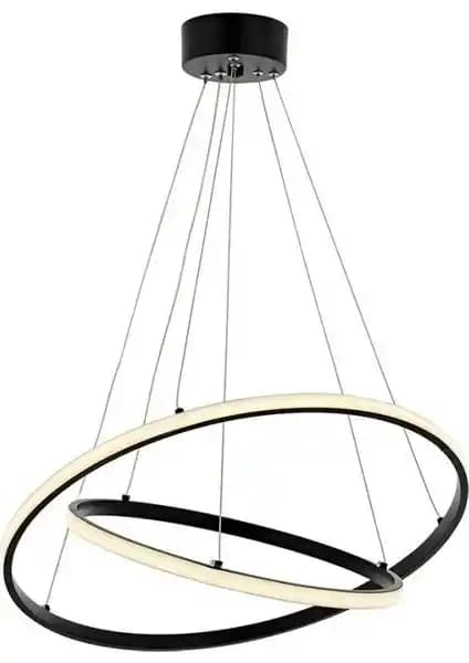 Eray Ayydınlatma 2002-2 Siyah LED Avize: Modern ve İşlevsel Aydınlatma Çözümü