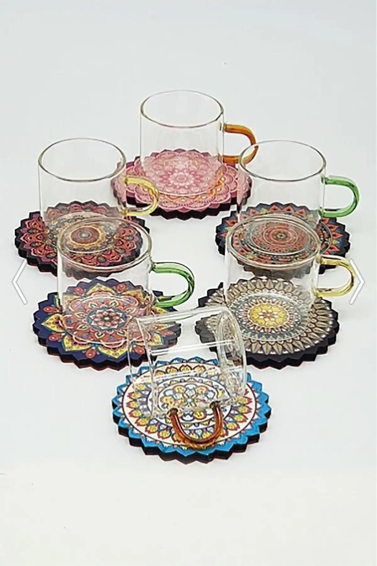 Esoezo Borosilikat Kahve Fincanı Seti: Estetik ve Dayanıklı Tasarım ile Kahve Keyfini Artırın