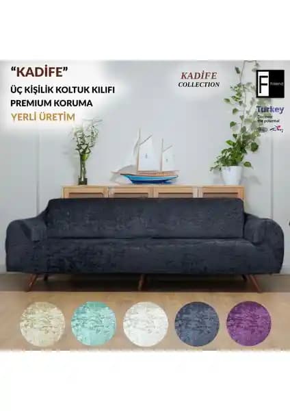 Faiend Kadife 3 Kişilik Koltuk Örtüsü: Şıklık ve Koruma Sağlayan Dayanıklı Ev Dekorasyonu Ürünü