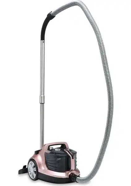 Fakir Veyron Turbo XL Elektrikli Süpürge Rose: Güçlü Performans ve Estetik Tasarım