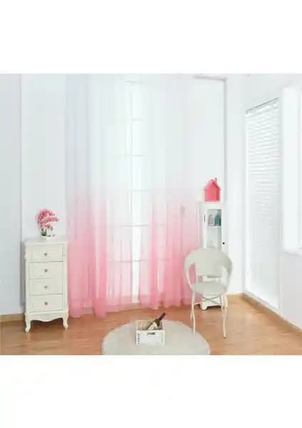 Farbateks Pembe Renk Geçişli Tül Degrade ve Cam Kırığı Desenli Modern Tül Perde Karşılaştırması