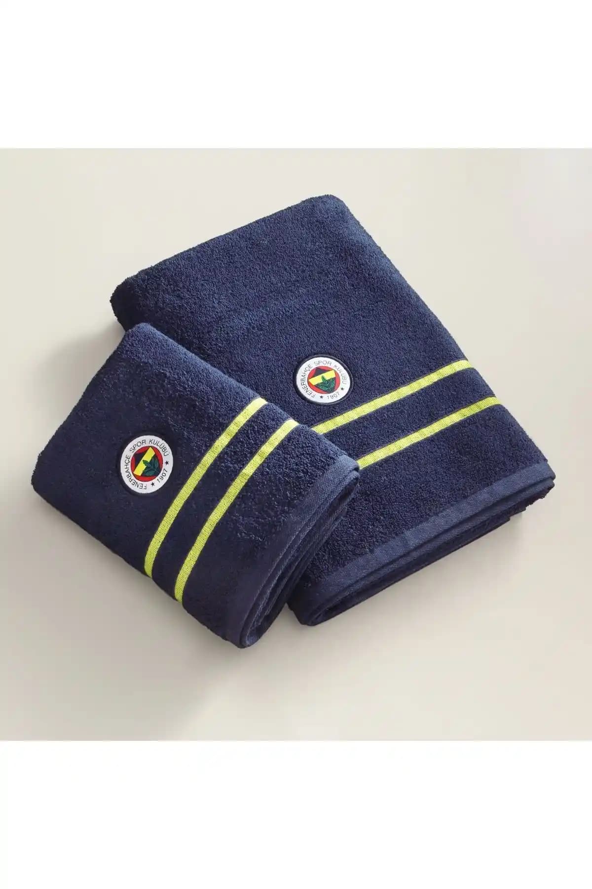 Fenerbahçe Lisanslı 2'li Havlu Seti - Şık ve Konforlu Ev Tekstili Ürünü