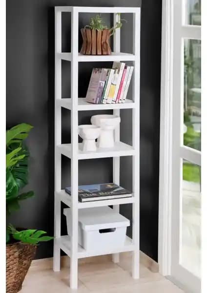 Frapan Home 6 Katlı Plastik Raf Ünitesi: Çok Yönlü ve Dayanıklı Depolama Çözümü