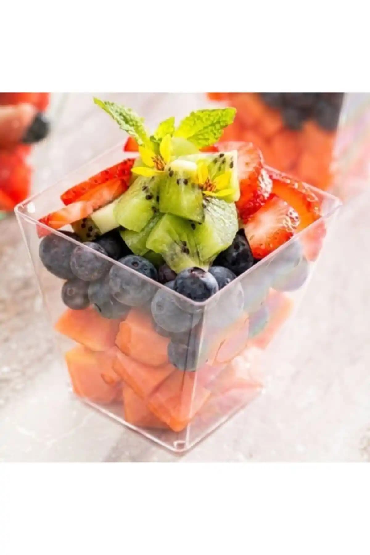 Genel Markalar 10'lu Prizma Büyük Boy Mika Kase Seti Estetik ve Fonksiyonel Sunum Çözümü