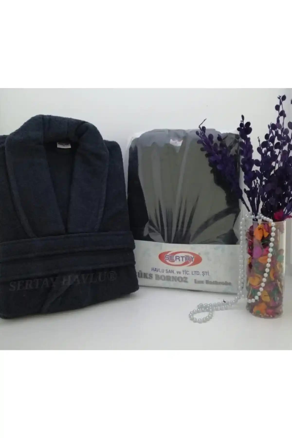 Genel Markalar %100 Pamuklu Lüks Tek Parça Bornoz Şıklık ve Konfor Sunar