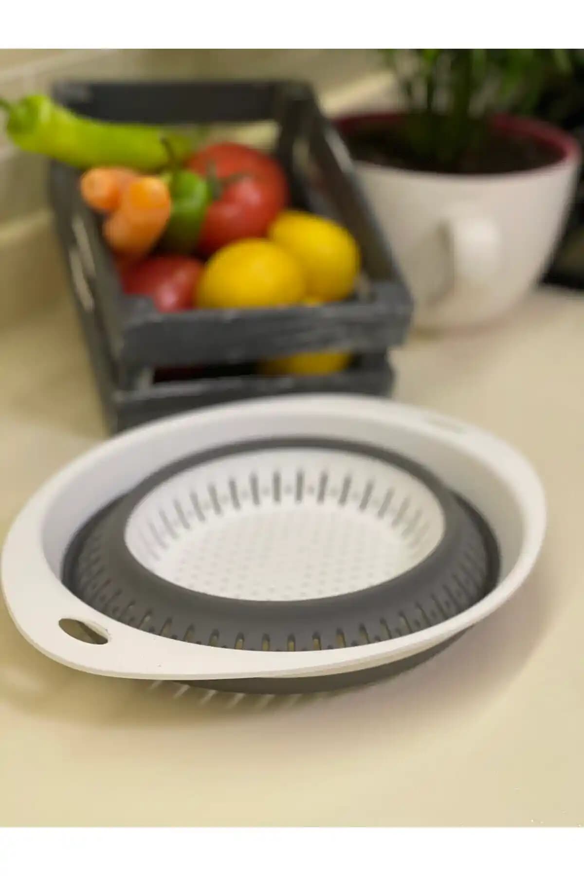 Genel Markalar Katlanır Pratik Akordiyon Süzgeç ile Mutfakta Yenilikçi Çözüm