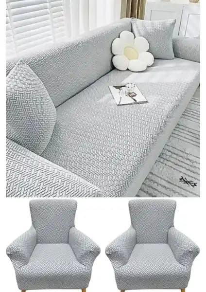 Hansaray Home Tuğla Desenli Koltuk Örtüsü Modern ve Dayanıklı Tasarımıyla Şıklık Katıyor