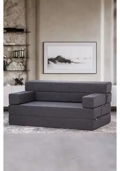 Homedius Melisa Çift Kişilik Katlanır Yatak ve Koltuk Modern Tasarım ve Çok Yönlülük