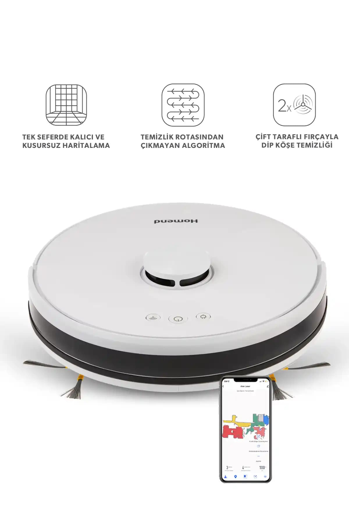 Homend Alex Laser 1281H Akıllı Robot Süpürge ile Temizlikte Yeni Dönem Başlıyor